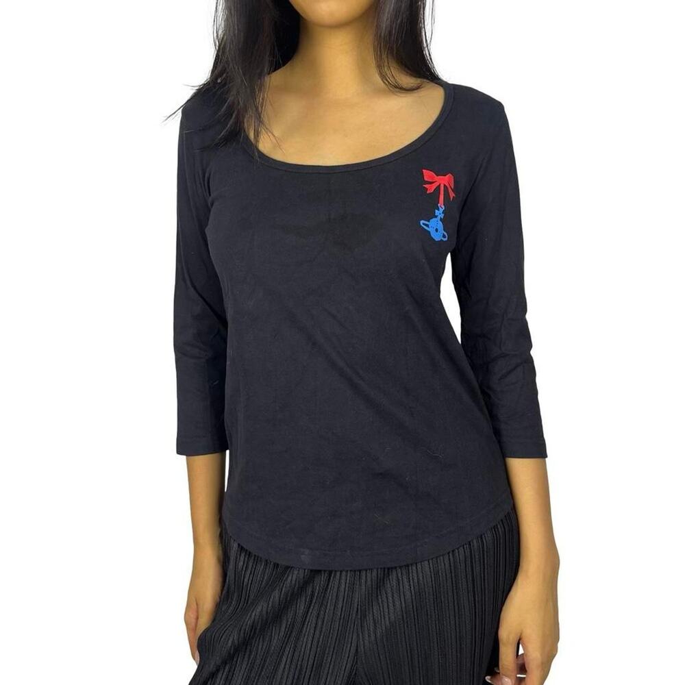 Vivienne Westwood Red Label 3/4 Sleeve Orb Umbrella Top